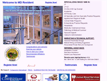 Tablet Screenshot of mdpostresident.com